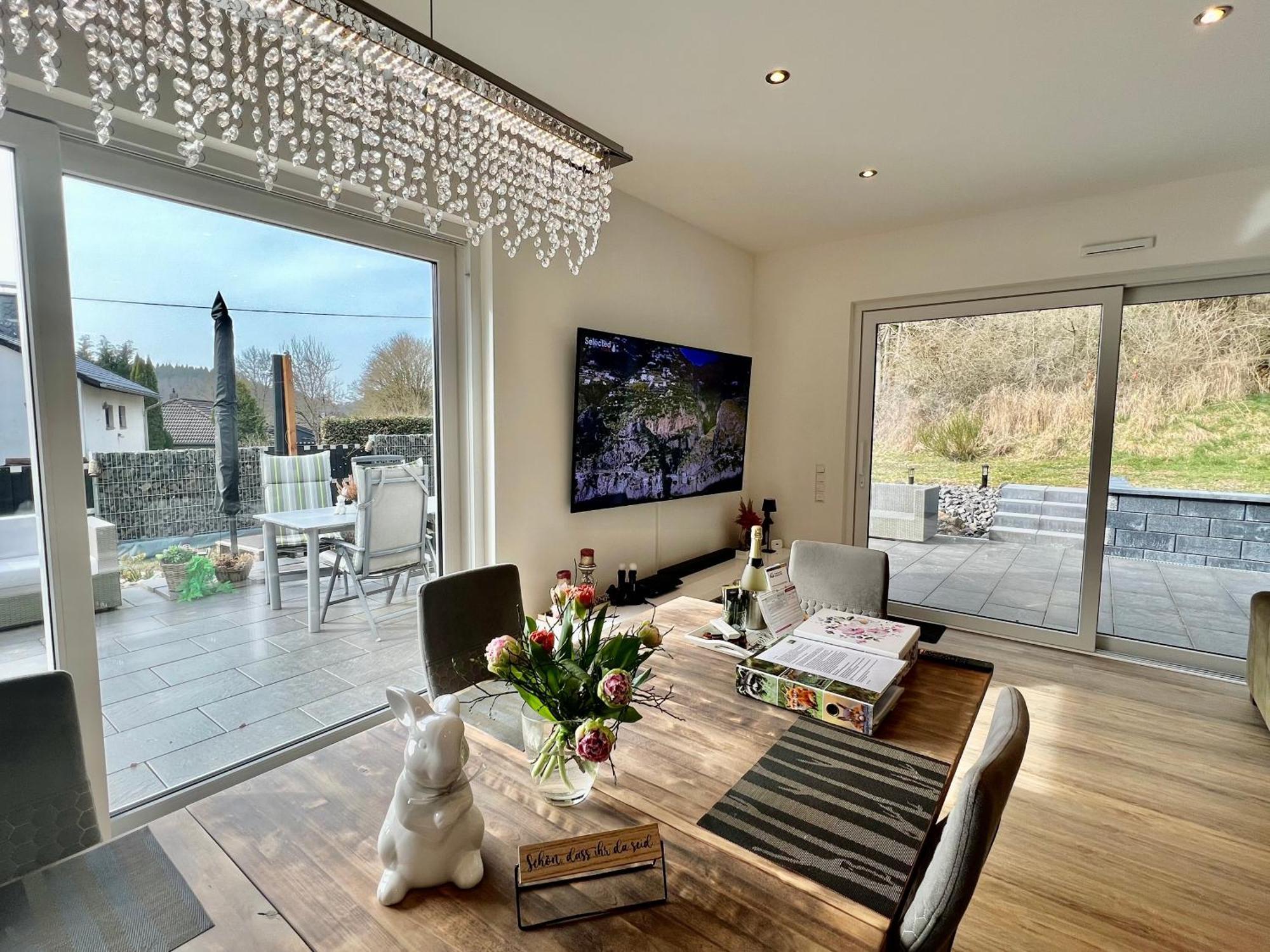 Ferienhaus Waldblick Hohenfels-Essingen Dış mekan fotoğraf